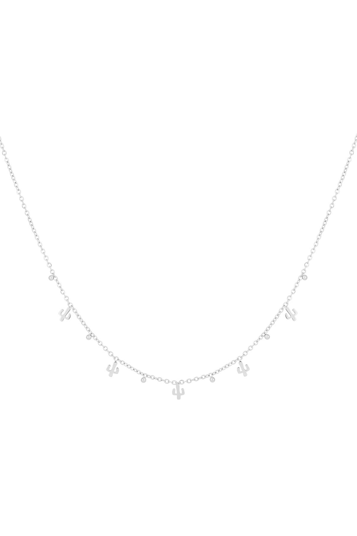 Elegant Stainless Steel Fruit Necklace - Silver & Gold