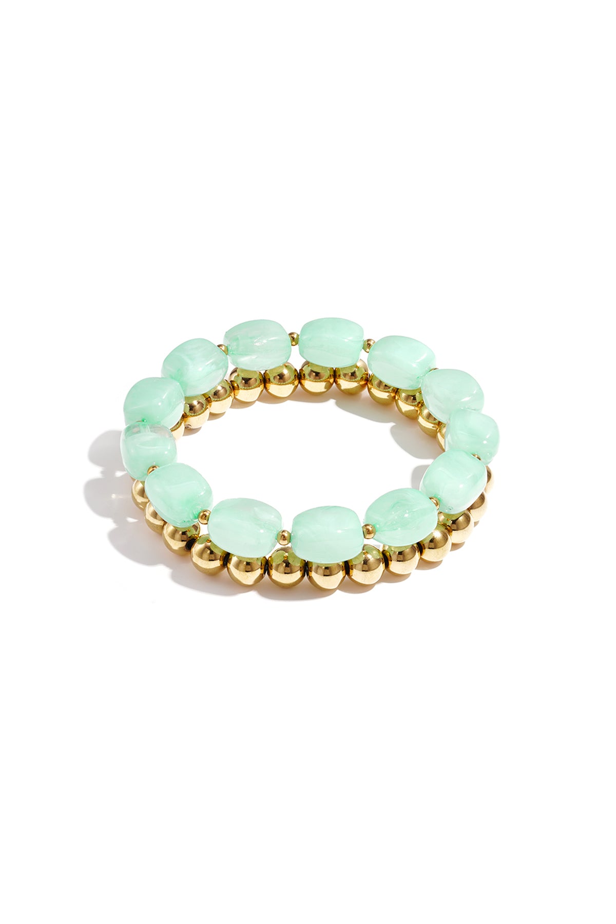 Chic Stainless Steel Beaded Bracelets for Women