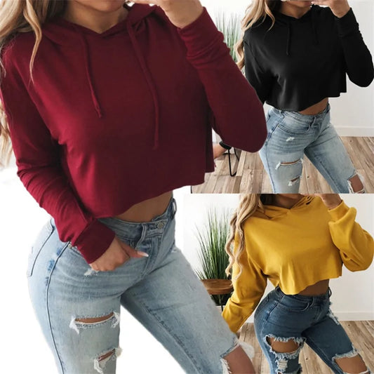 Crop Hoodies & Sweatshirts für Damen