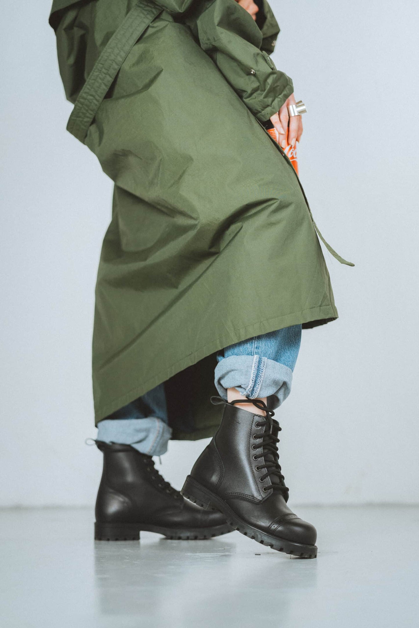 Fliegerstiefel - Schwarz