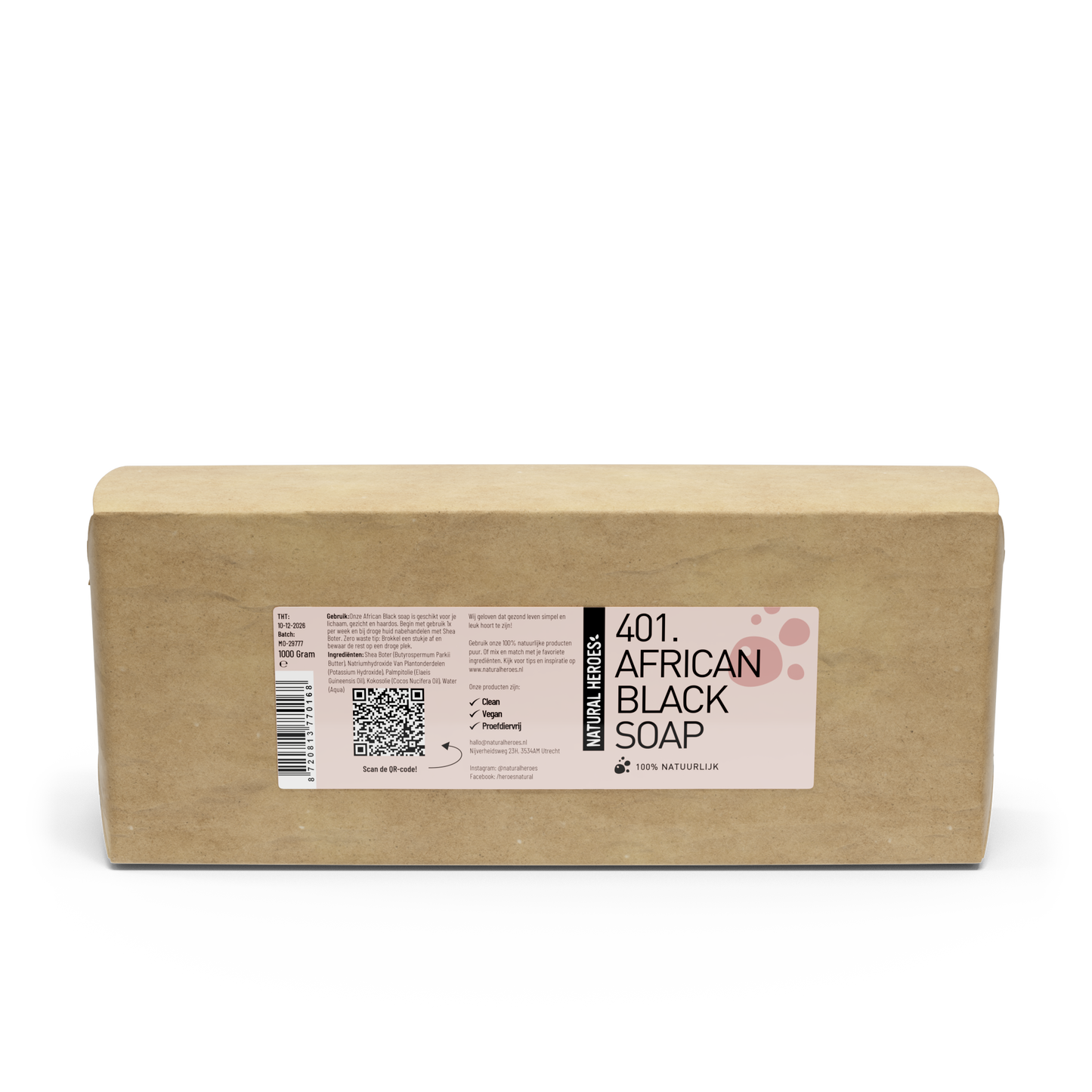 African Black Soap (100% natuurlijk)