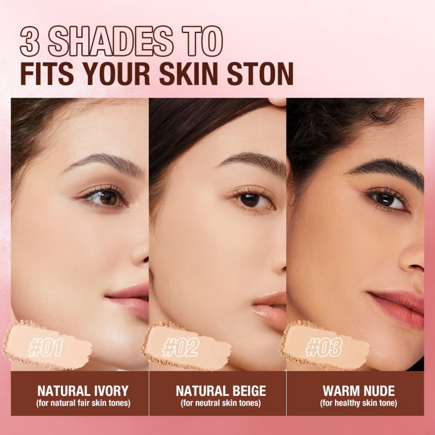 3-teiliges Make-up-Set