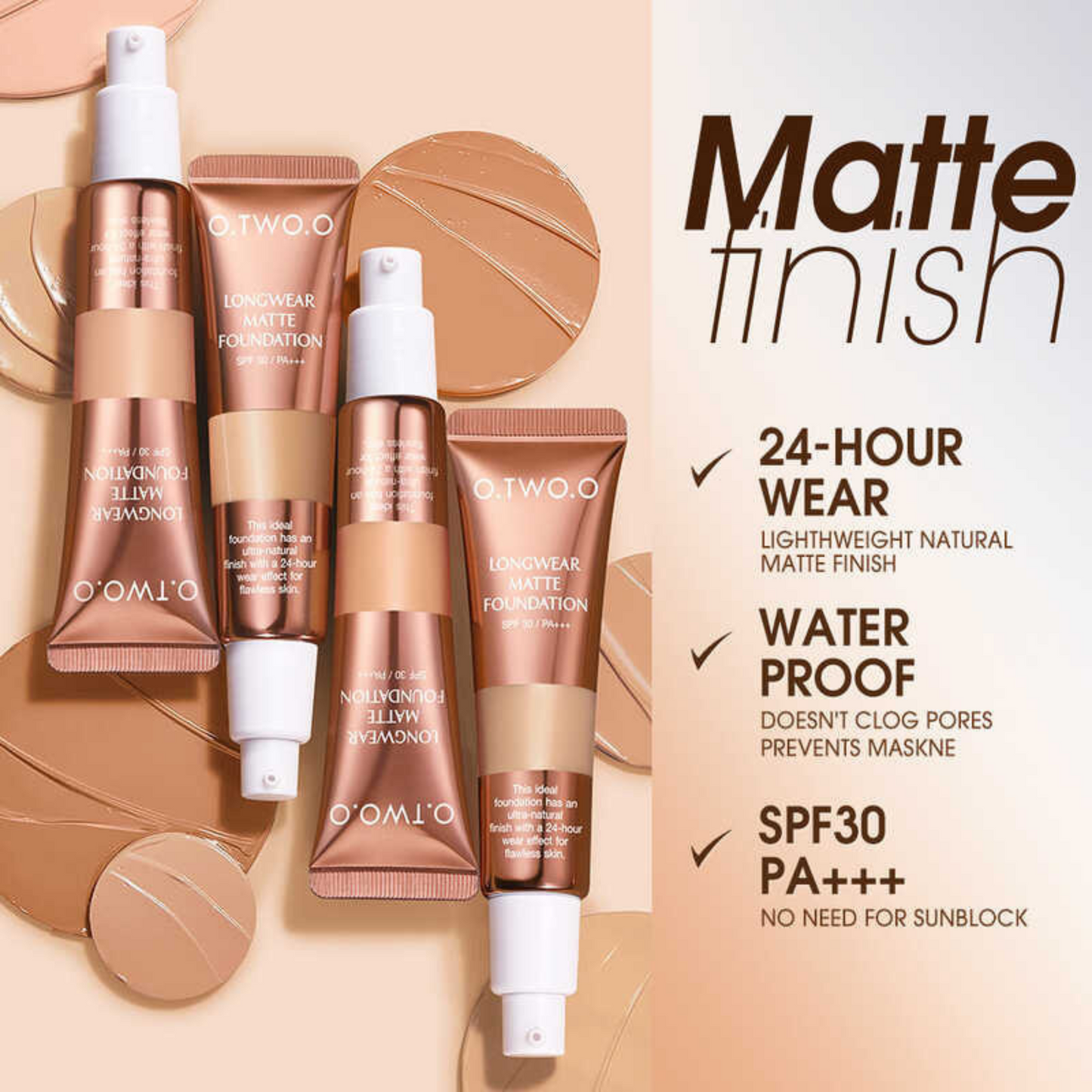 Tri-Set Foundation mit KOSTENLOSEM Make-up-Schwamm