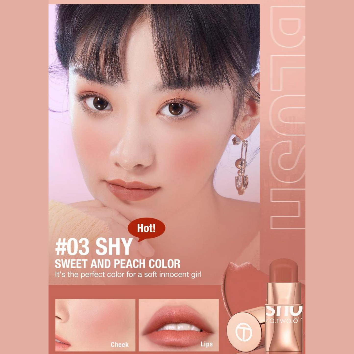 3in1 Rouge Stick Creme