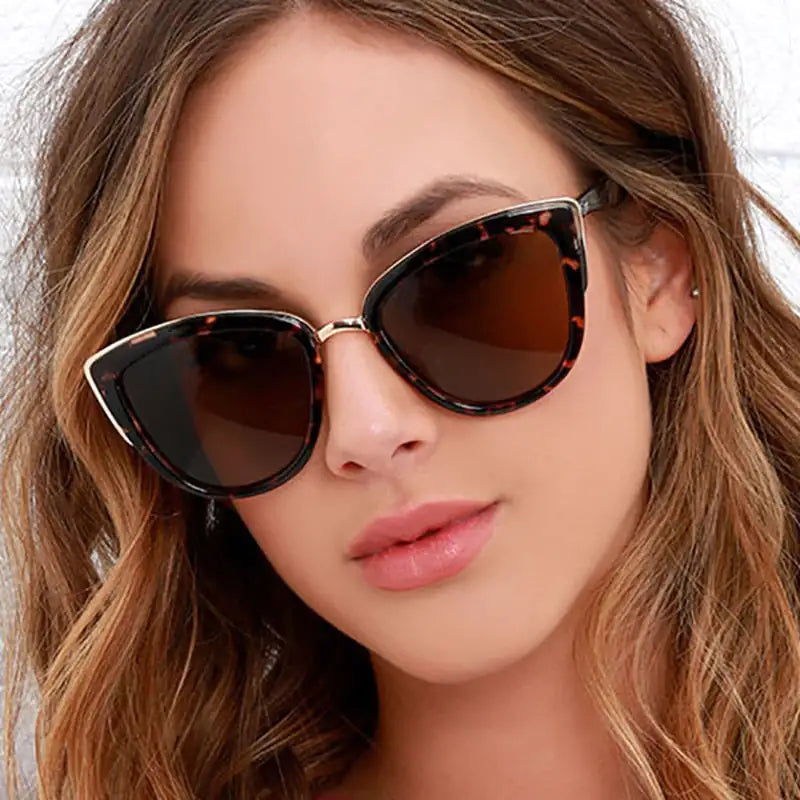 Elegante Cat Eye Sonnenbrille