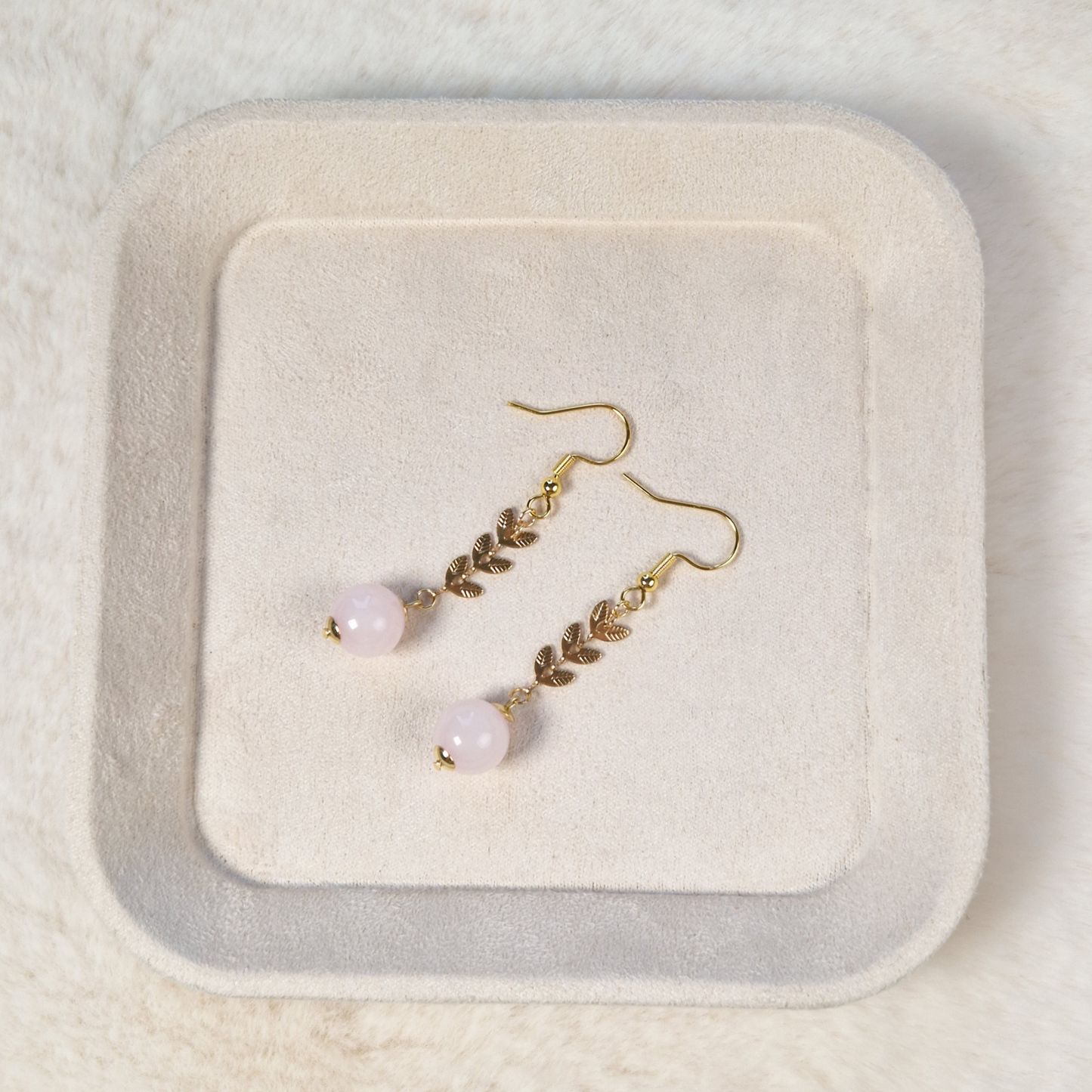 Quartz Dangling Earrings