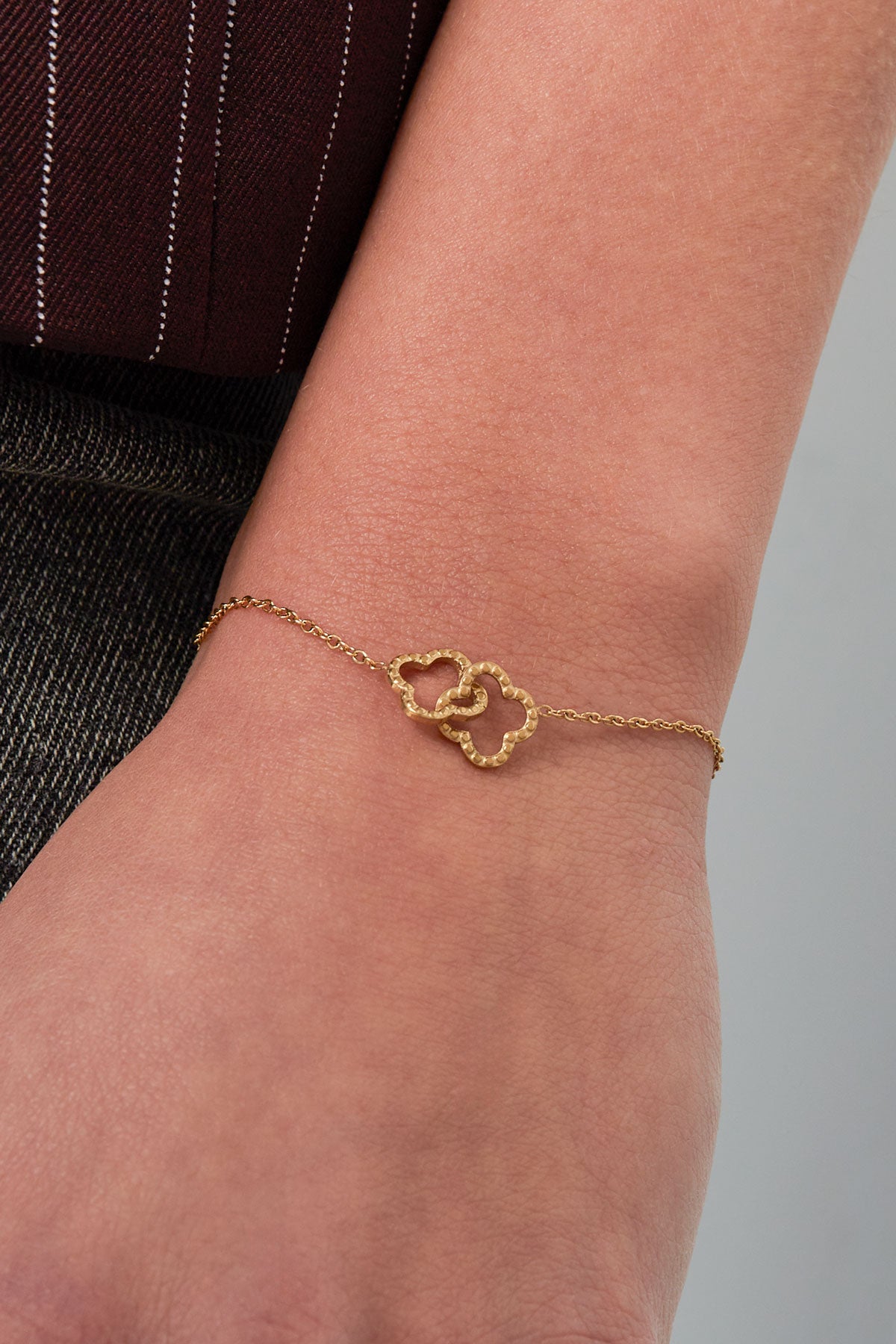 Elegant Stainless Steel Charm Bracelets in Silver & Gold
