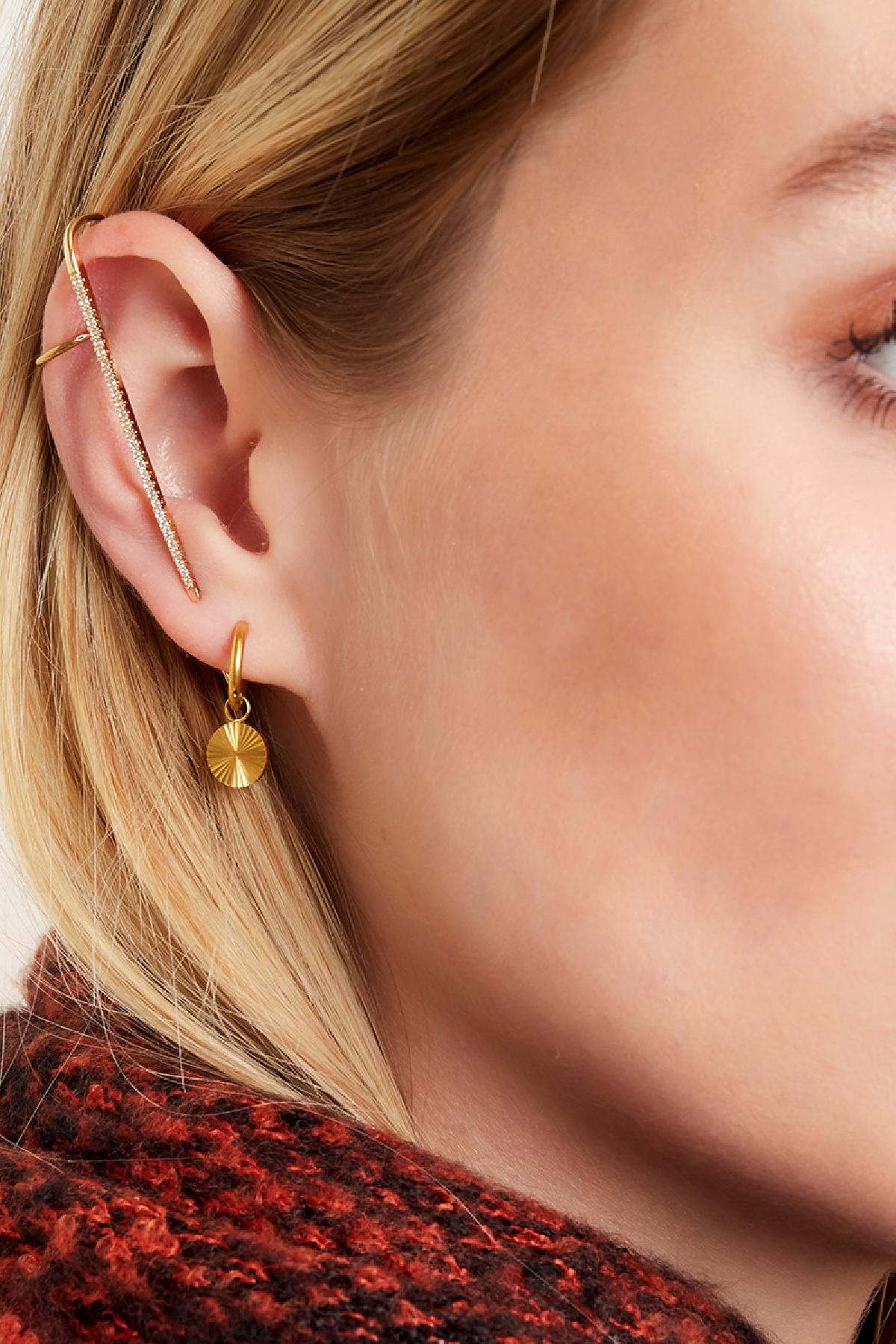 Elegant Drop Earrings in Silver and Gold