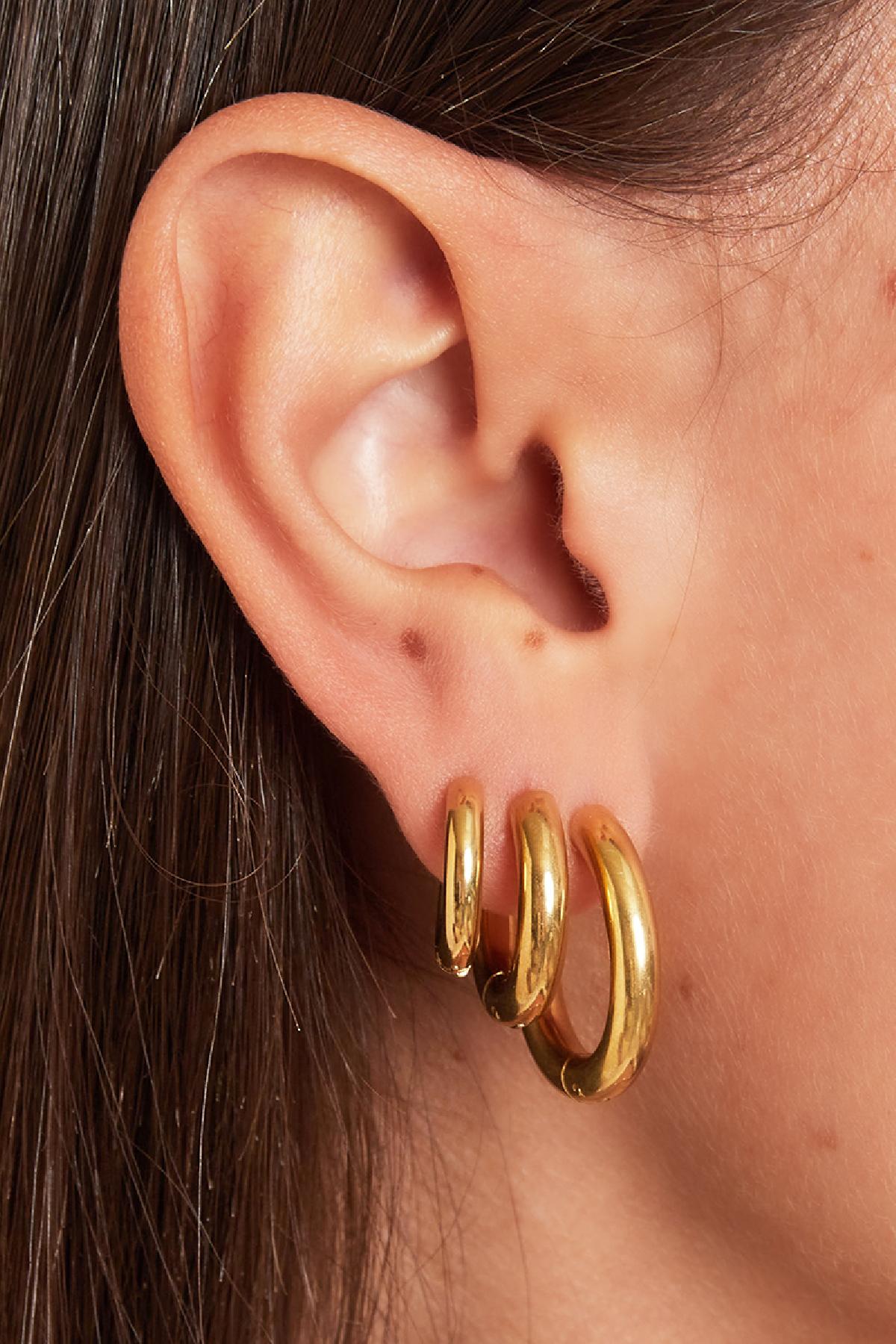 Elegant Silver & Gold Hoop Earrings for Everyday Wear