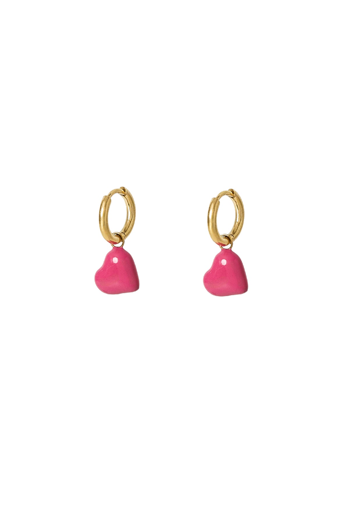 Stylish Heart-Shaped Drop Earrings for Spring