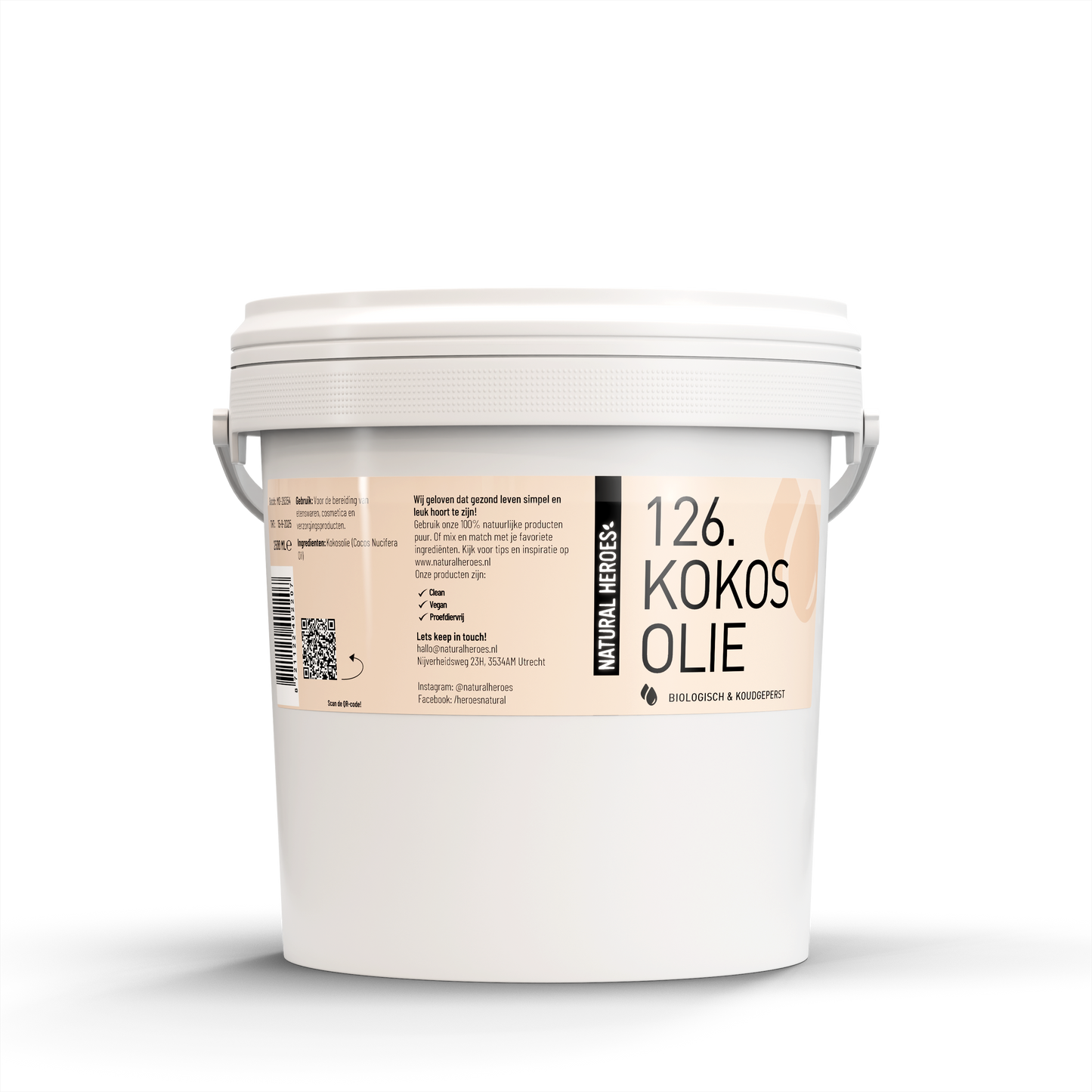 Kokosolie (Biologisch & Koudgeperst)