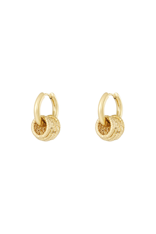 Stylish Circle Drop Earrings for Everyday Wear