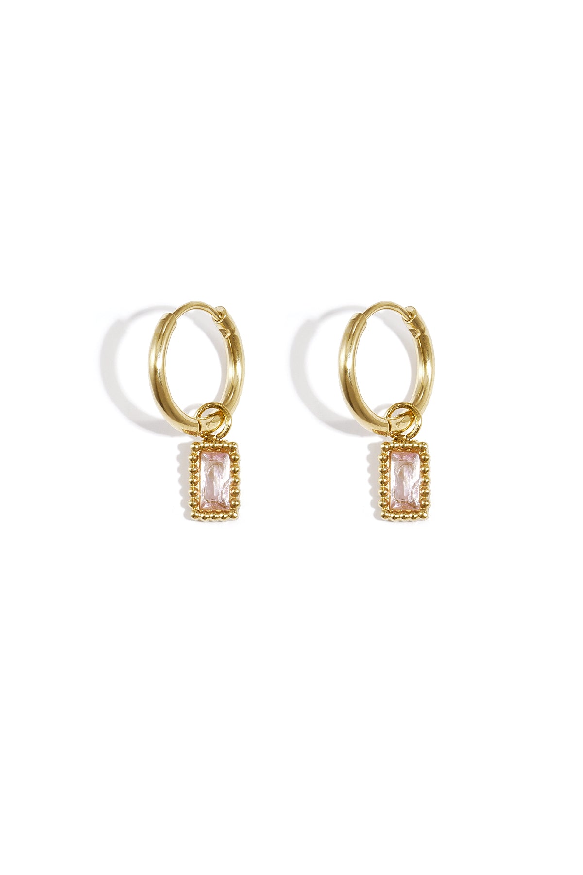 Stylish Pink & Green Drop Earrings for Spring