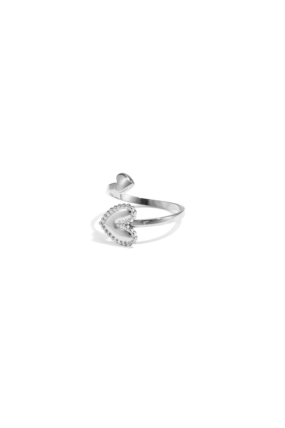 Elegant Heart Statement Ring, Adjustable All Fit