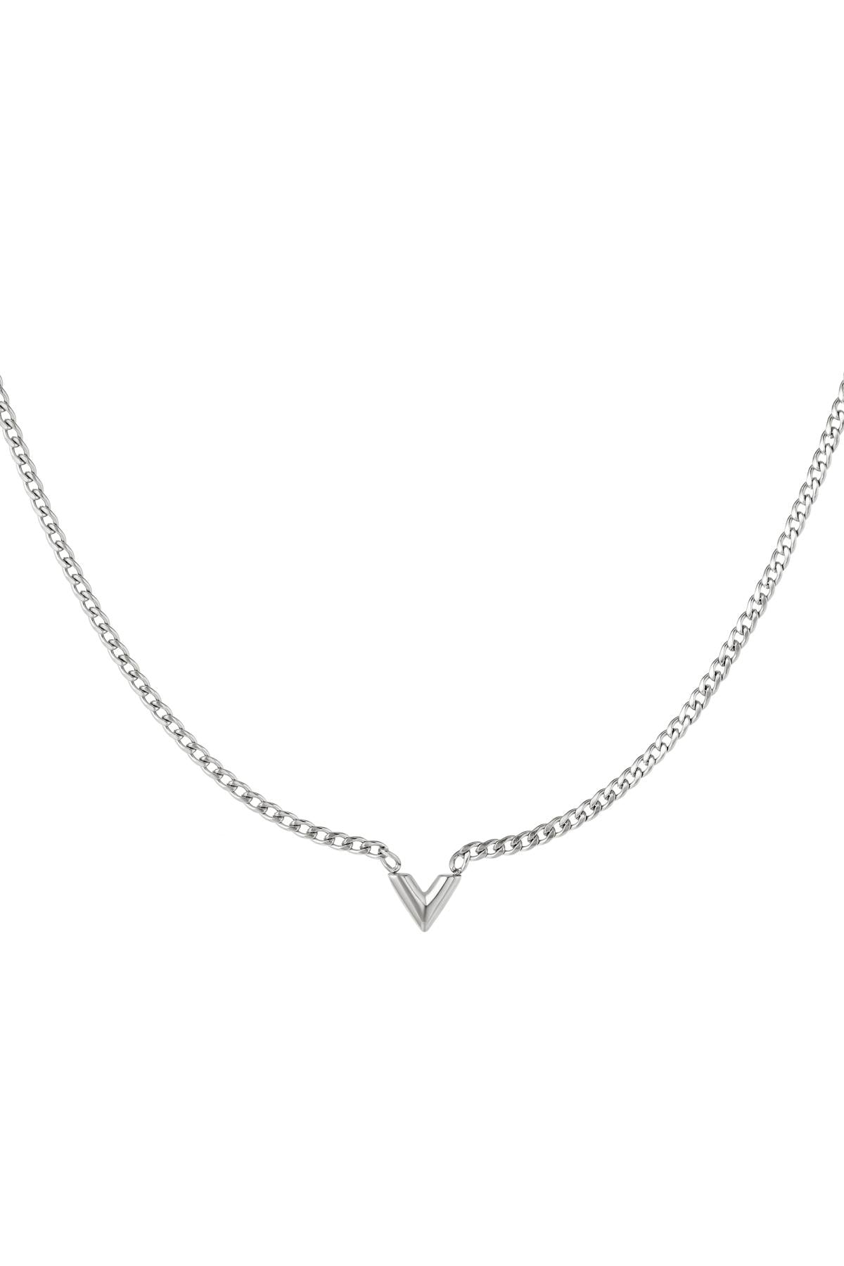 Elegant Stainless Steel Pendant Necklace in Silver & Gold