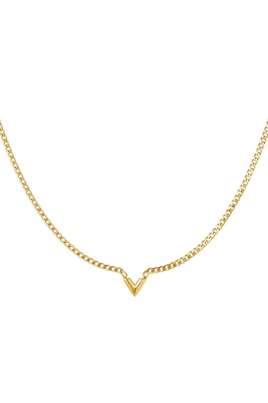 Elegant Stainless Steel Pendant Necklace in Silver & Gold