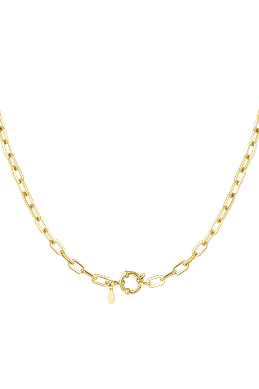Elegant Stainless Steel Chain Necklace for Daily Wear