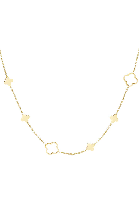 Elegant Stainless Steel Chain Necklace in Silver & Gold