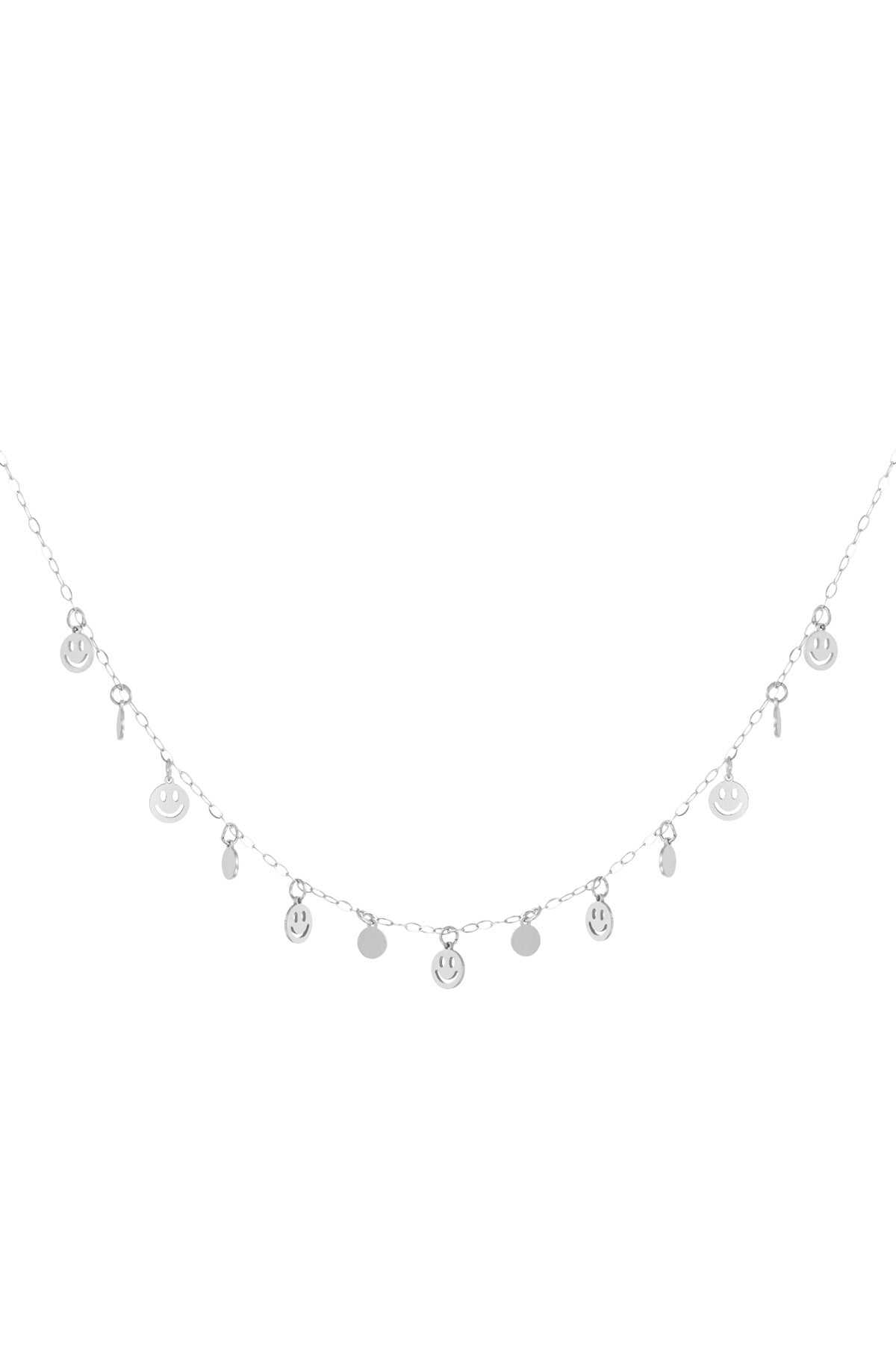 Stylish Smiling Face Pendant Necklace for Everyday Wear
