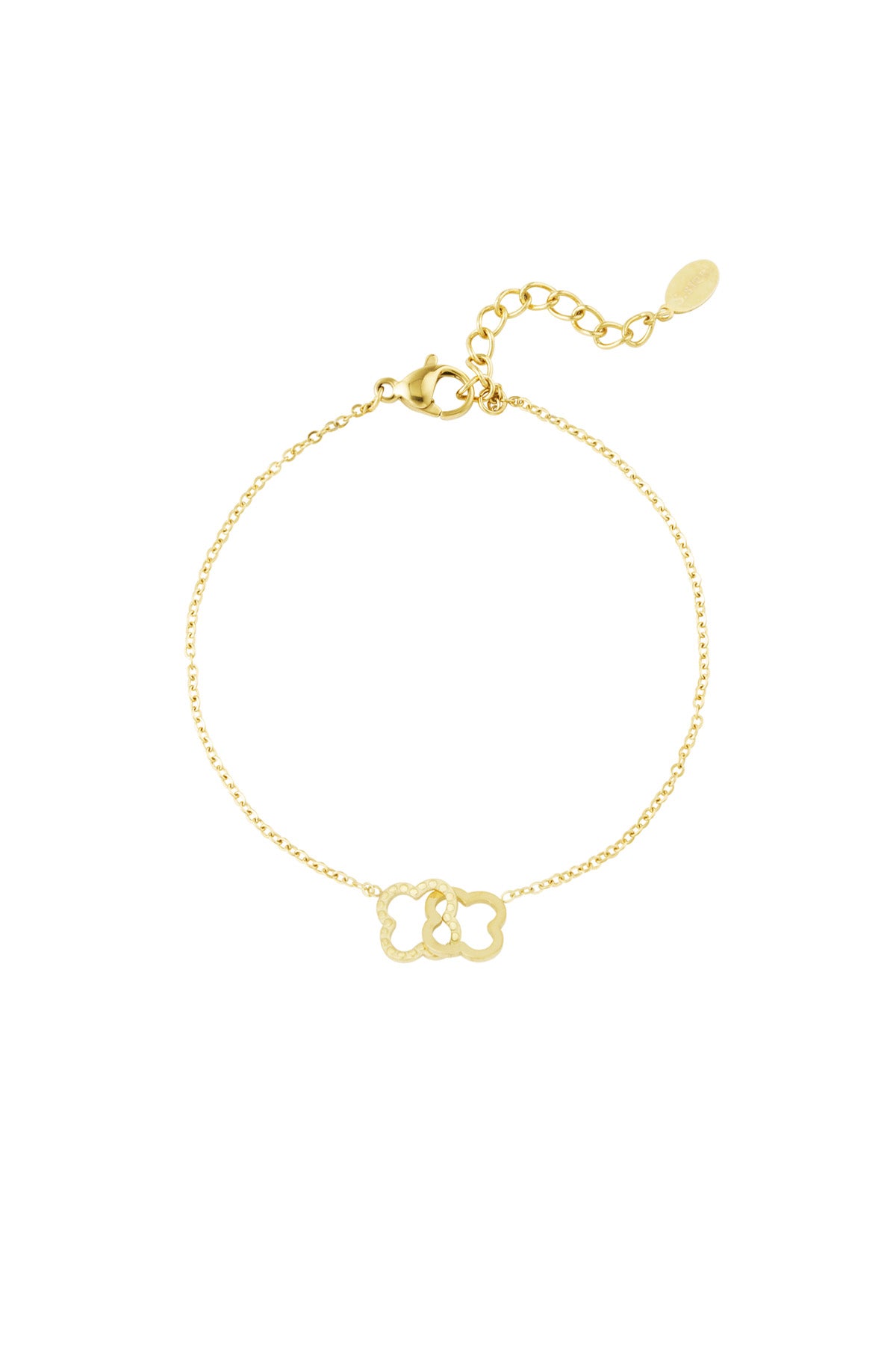 Elegant Stainless Steel Charm Bracelets in Silver & Gold