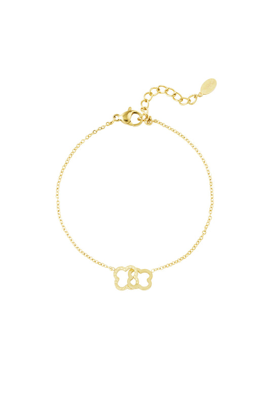 Elegant Stainless Steel Charm Bracelets in Silver & Gold