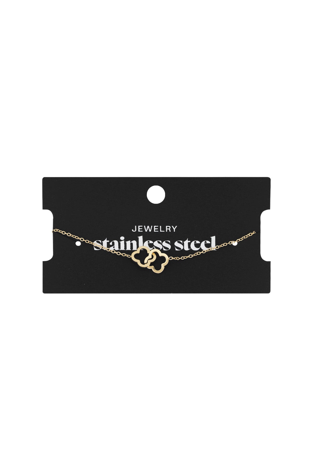 Elegant Stainless Steel Charm Bracelets in Silver & Gold