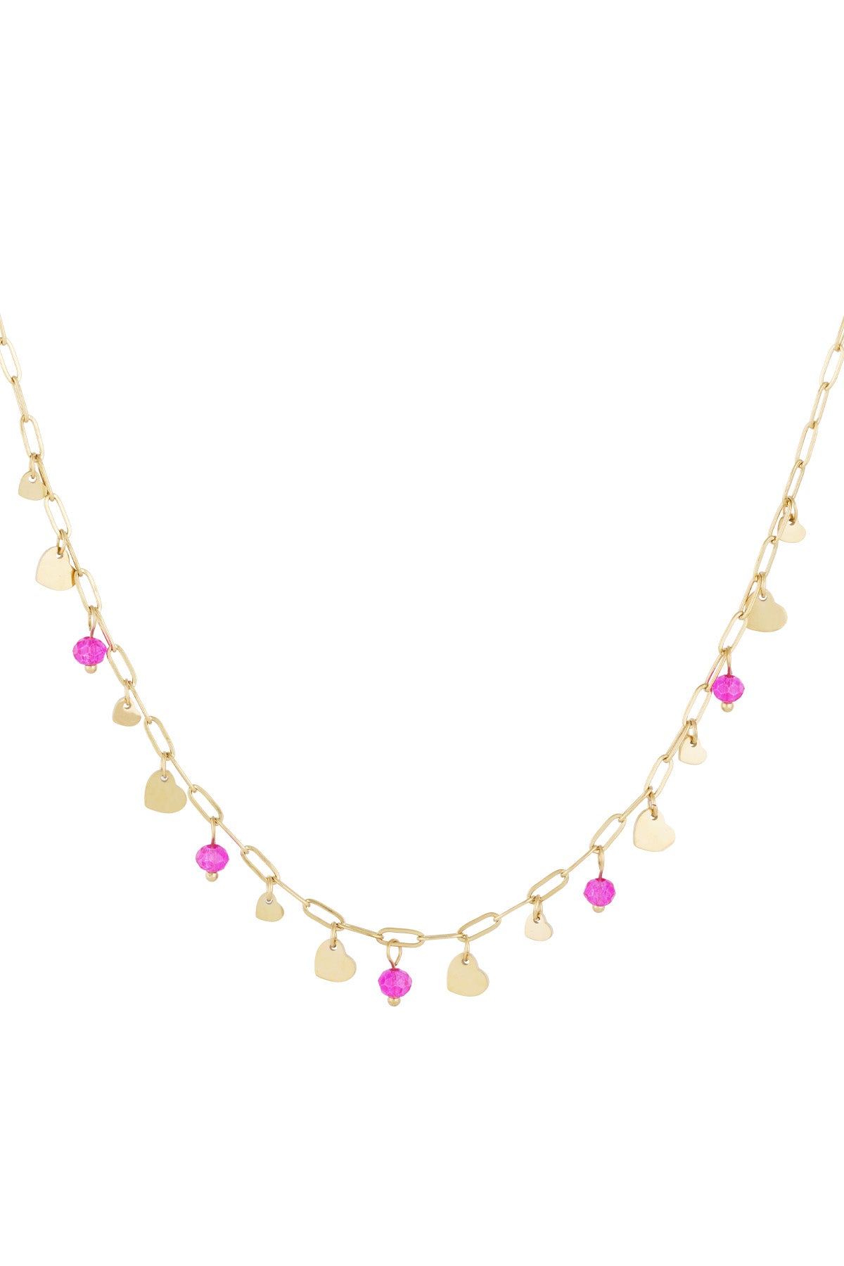 Charming Pink Heart Pendant Necklace for Everyday Wear