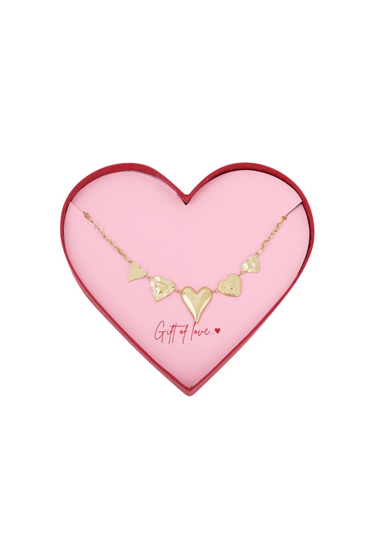 Elegant Gold Heart Pendant Necklace for Women