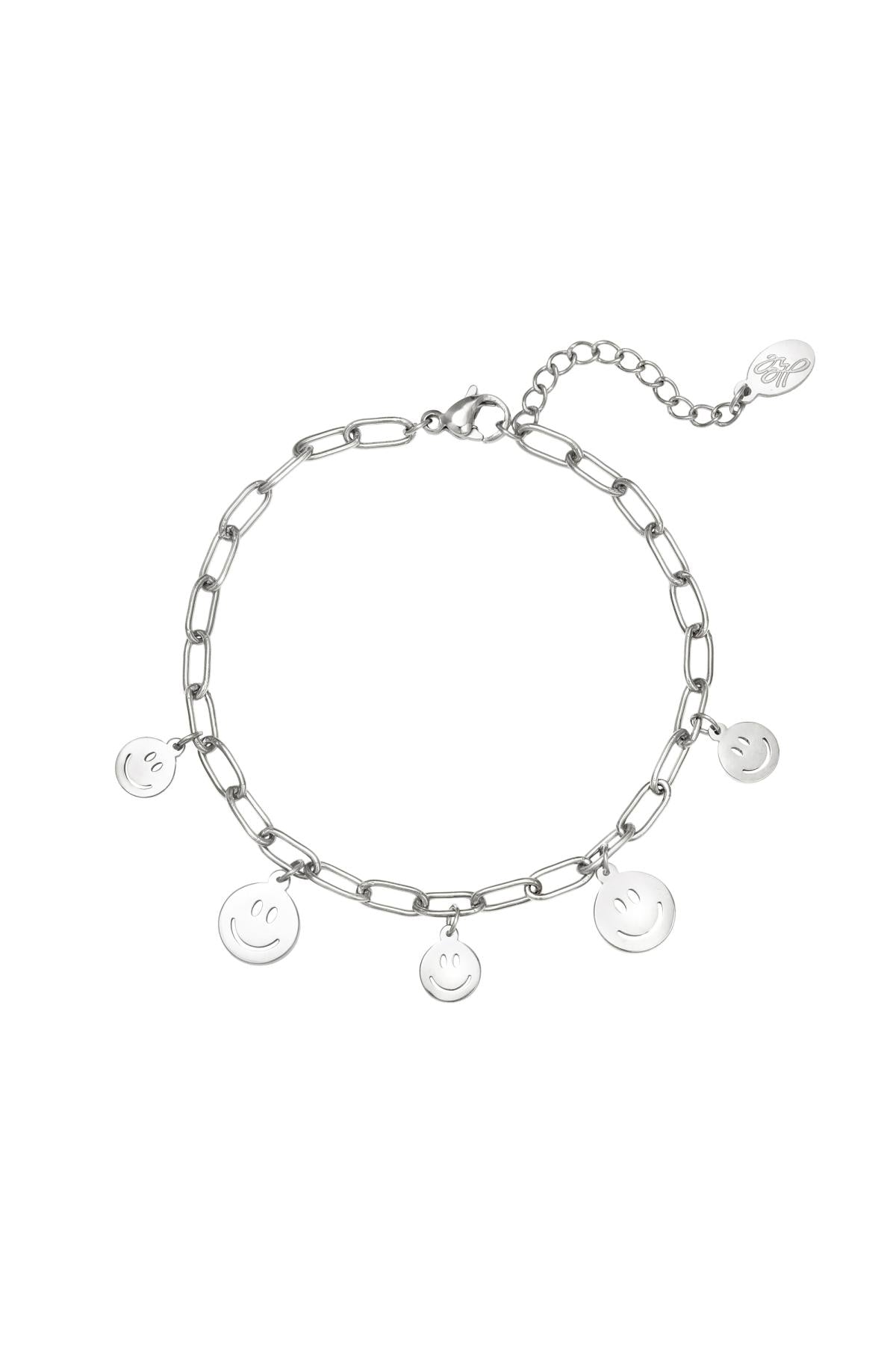 Stylish Smiling Face Charm Bracelet for Women