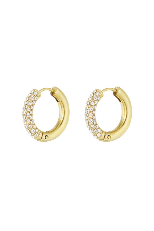 Stylish Pink, Green, and Gold Hoop Earrings for Women