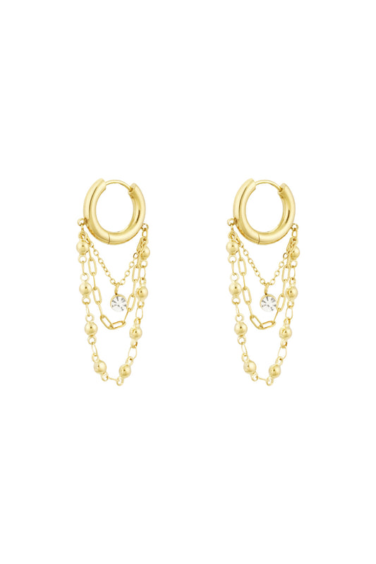 Elegant Silver & Gold Drop Earrings for Every Occasion