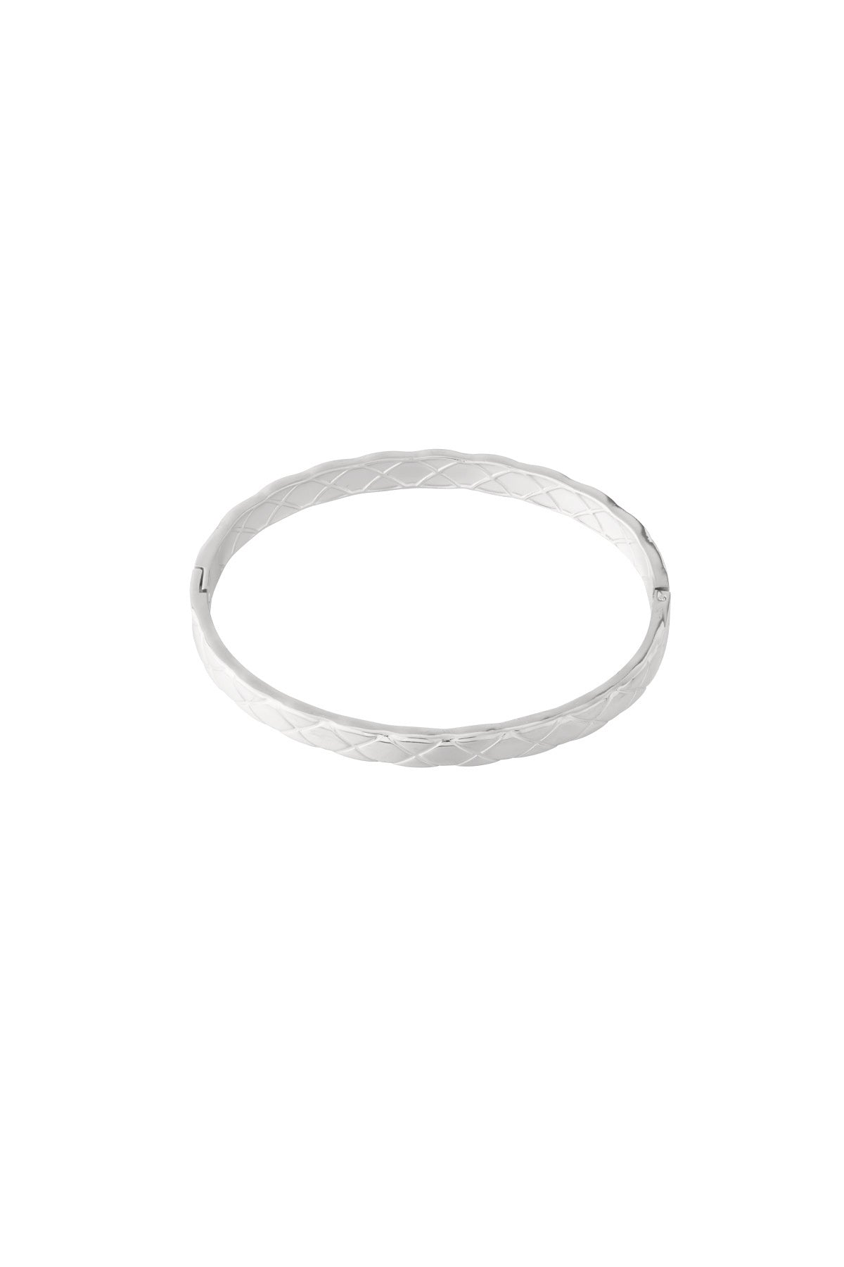 Stylish All-Fit Silver & Gold Bangle for Women