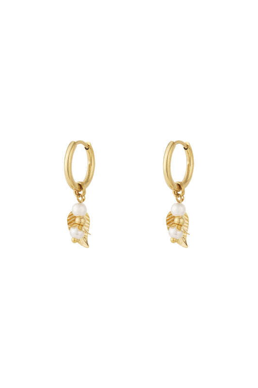 Elegant 14K Gold Plated Fruit Drop Earrings