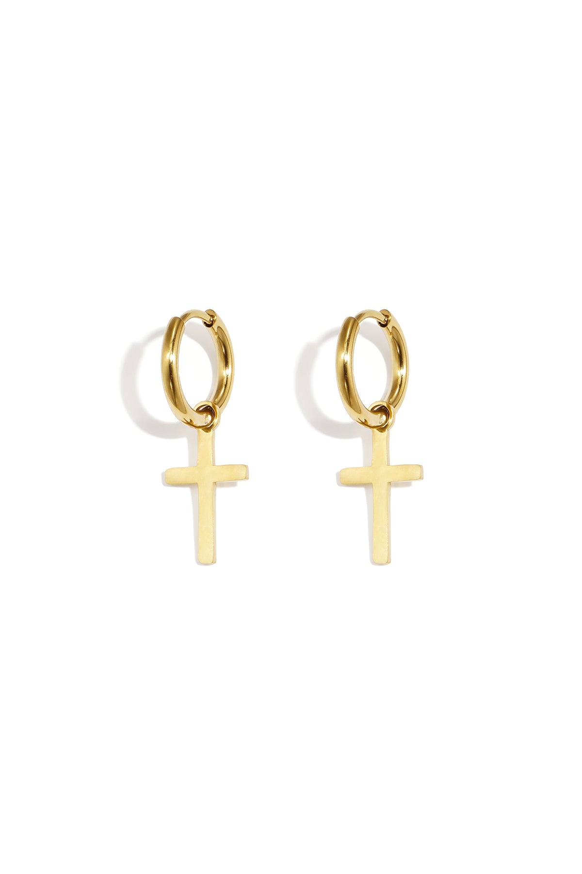 Stylish Cross Drop Earrings for Everyday Wear