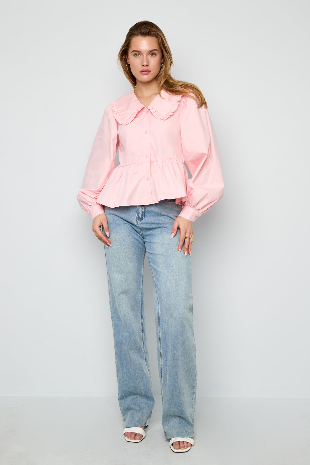 Gimme Cotton Woven Casual Blouse for Spring/Summer