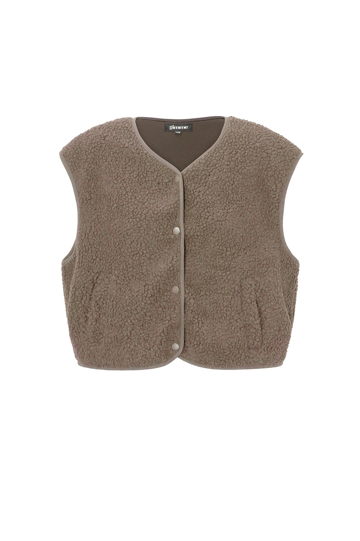 Gimme Women's Woven Casual Vest for Fall/Winter
