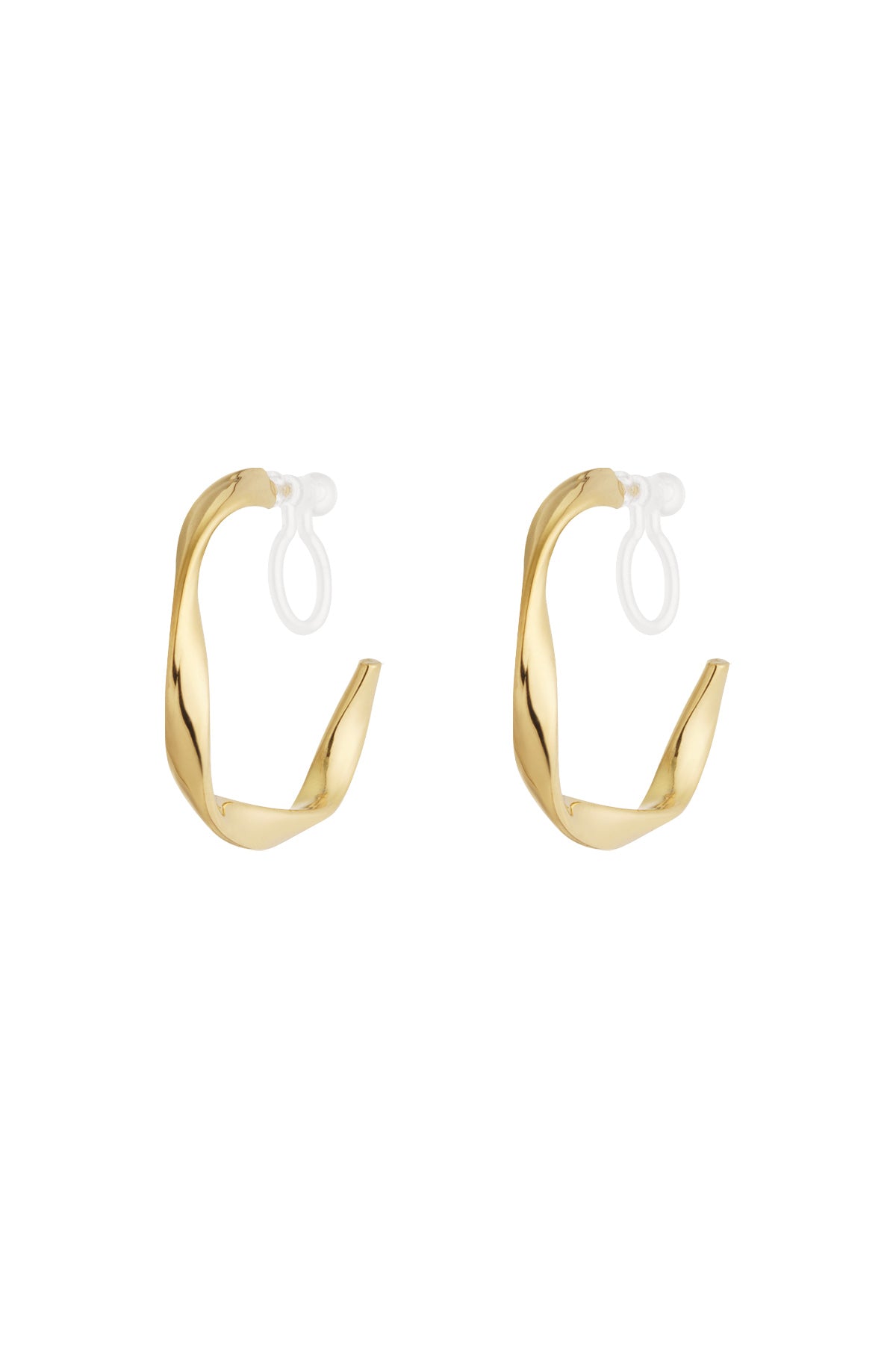 Stylish Stainless Steel Clip-On Earrings for Everyday Wear