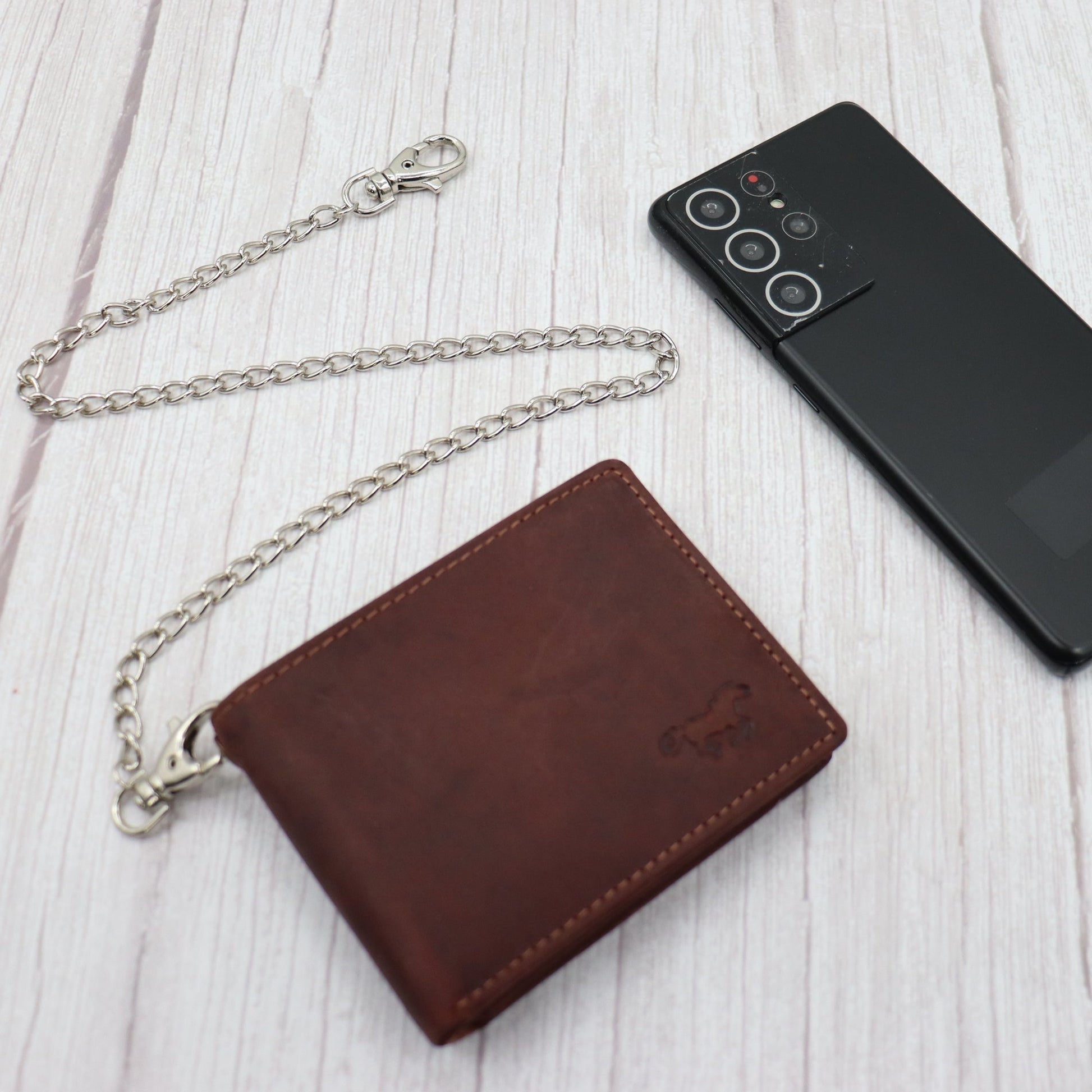 Portemonnee Heren - Compact - Portefeuille Ketting - Chain Wallet