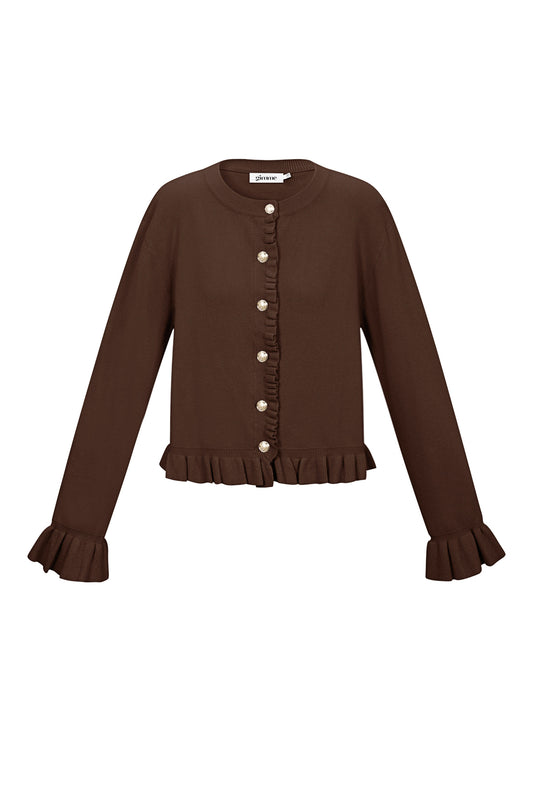 Elegant Viscose Knit Cardigan for Spring/Summer