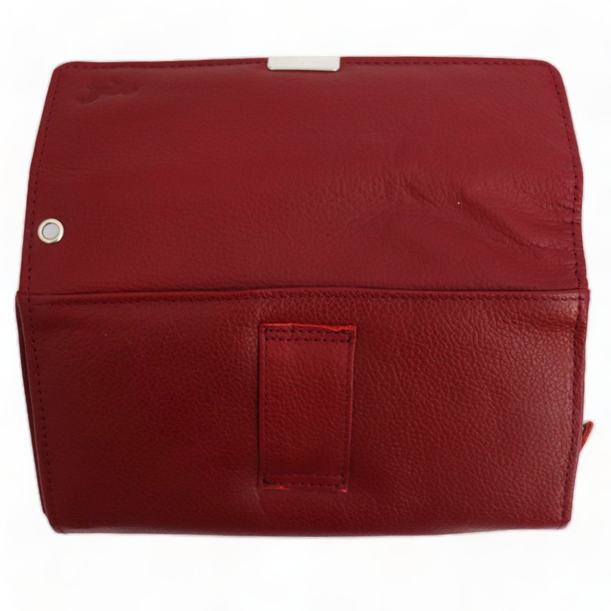 Kelner Portemonnee - Waiter Wallet - Portefeuille - Leer - Bordeaux Rood