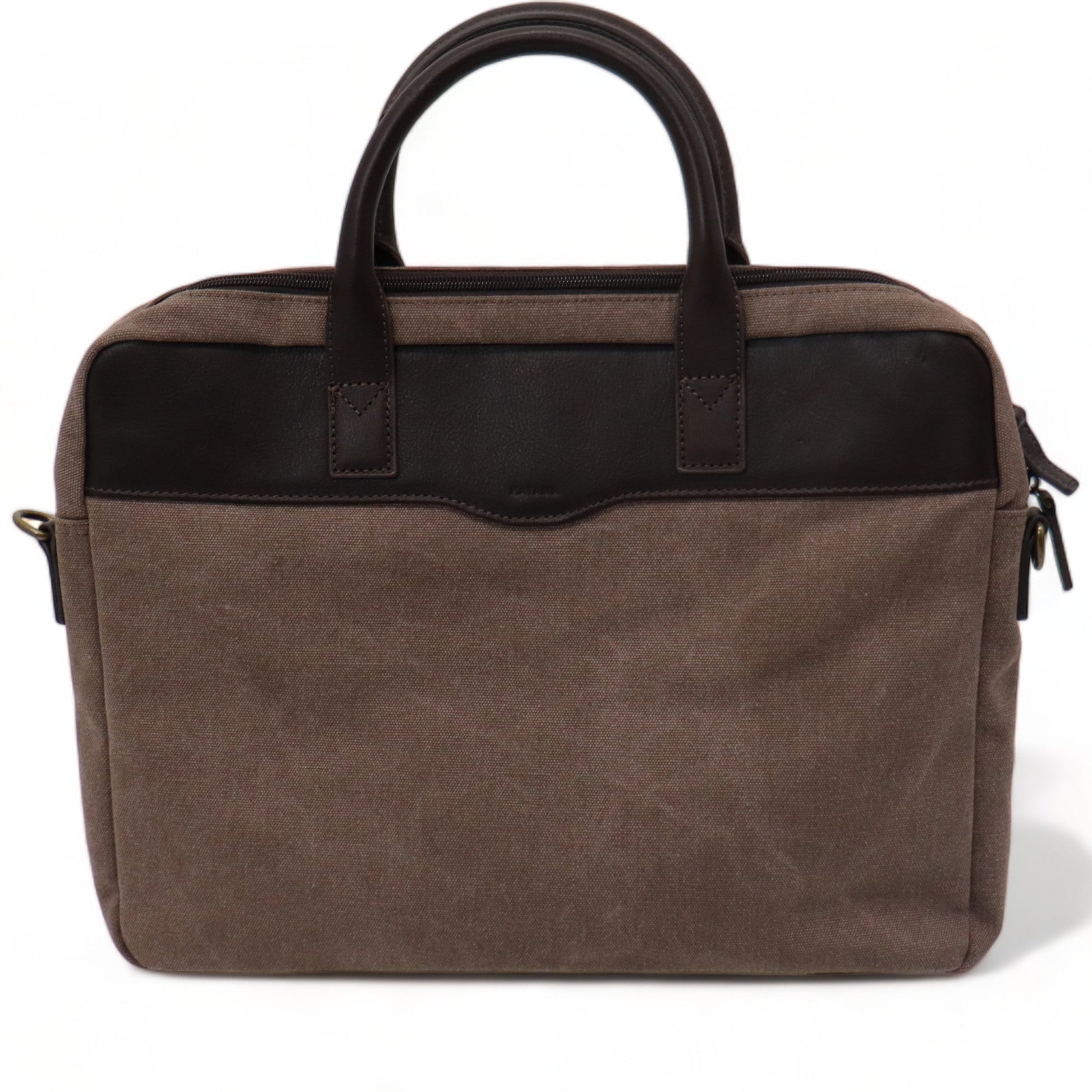 Laptoptas - Pc Tas - Stof - Schouderband -  Tassen - Beige