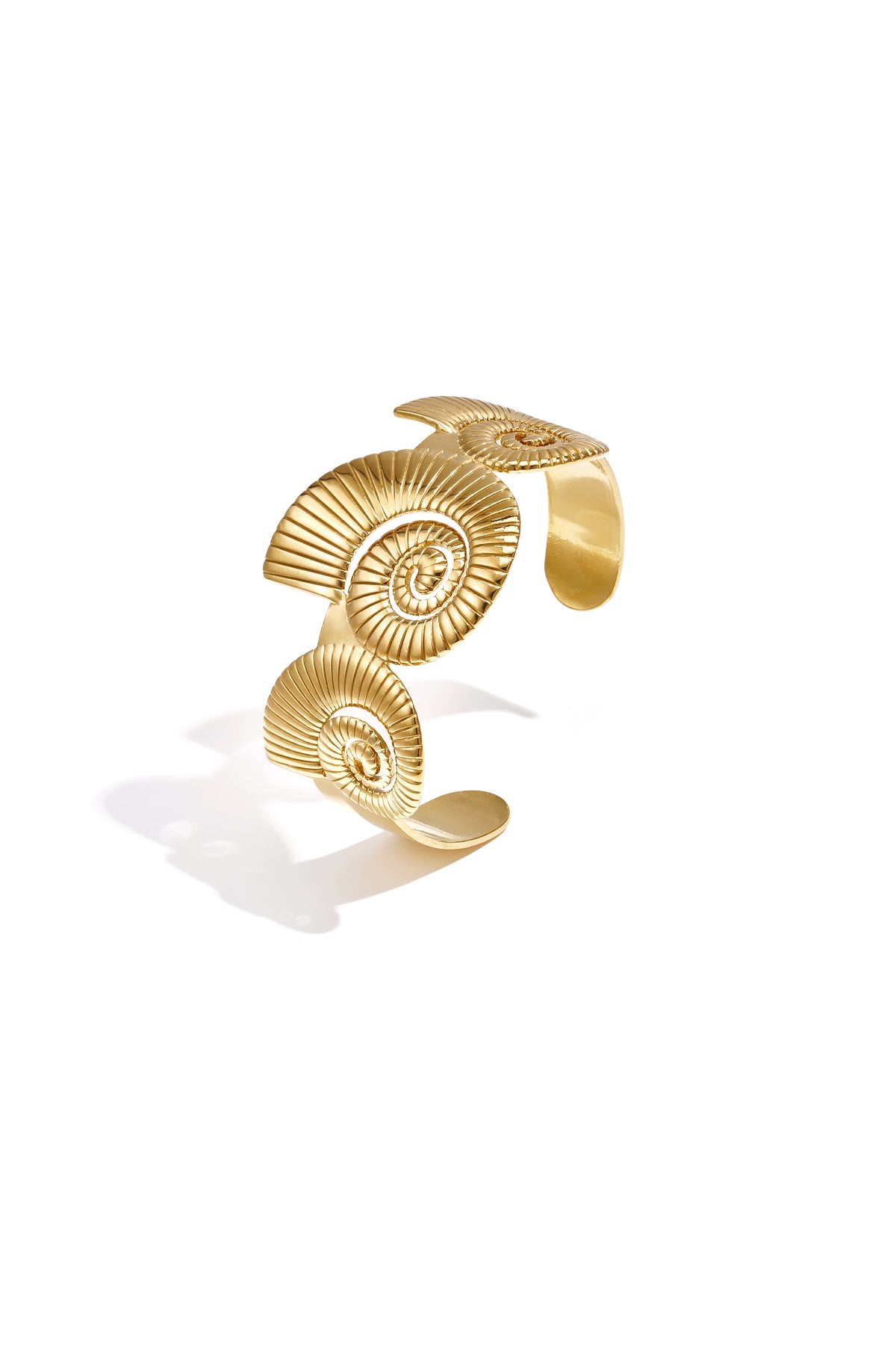 Elegant Gold Cuff Bracelet for Women - Simple Yet Stylish