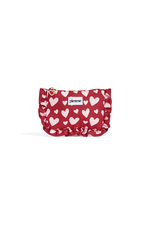 Gimme All-Fit Simple Series Heart Makeup Bag