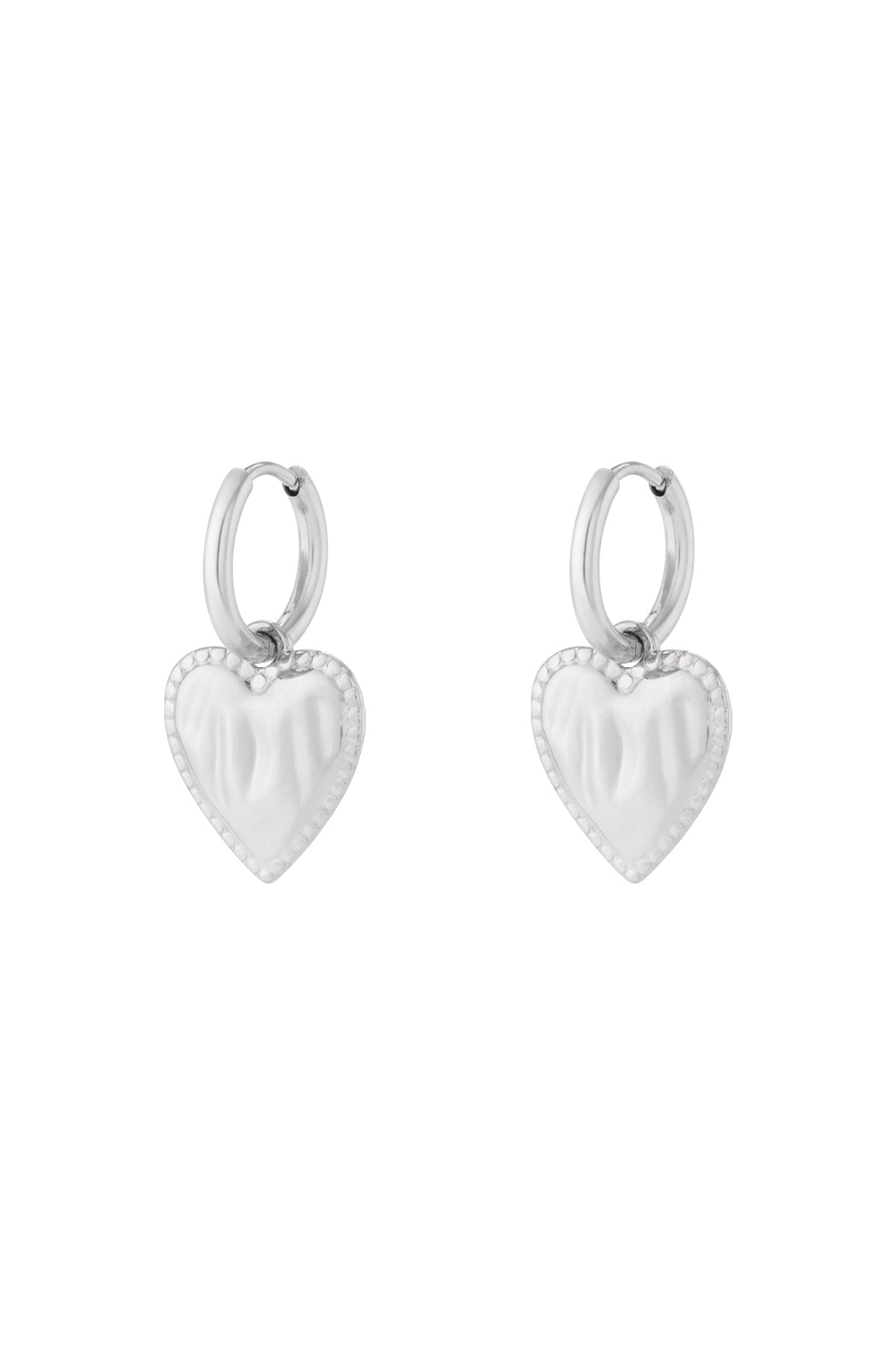 Elegant Heart Drop Earrings for Daily Wear