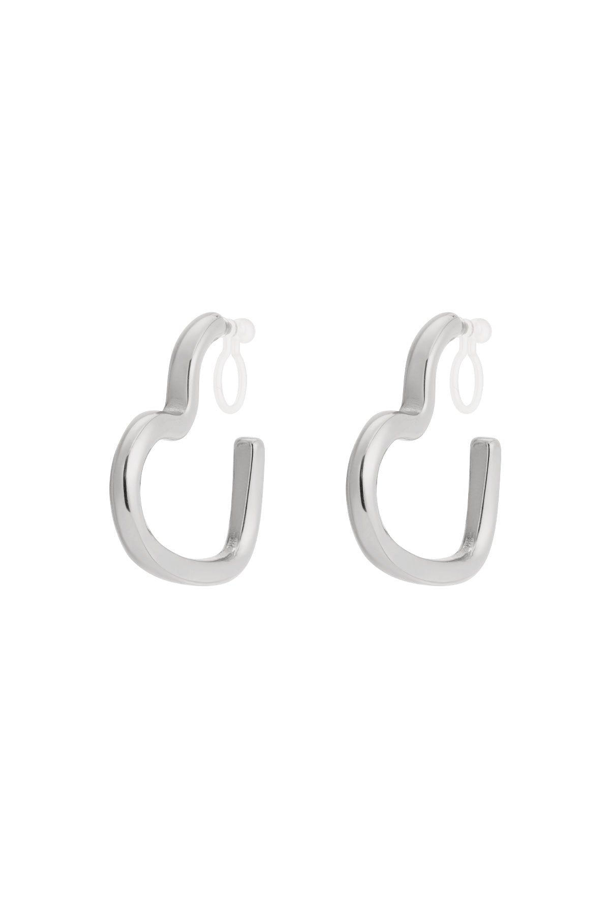 Elegant Heart-Shaped Clip-On Earrings for All