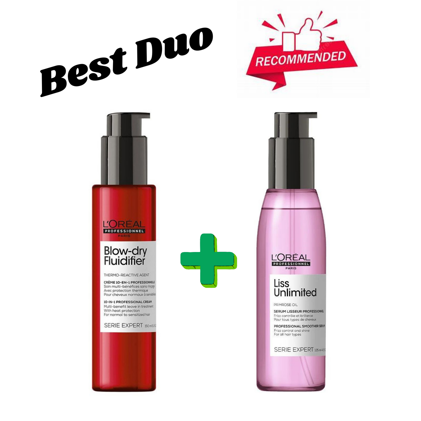 L’Oréal Blow-Dry Fluidifier & Liss Unlimited Serum