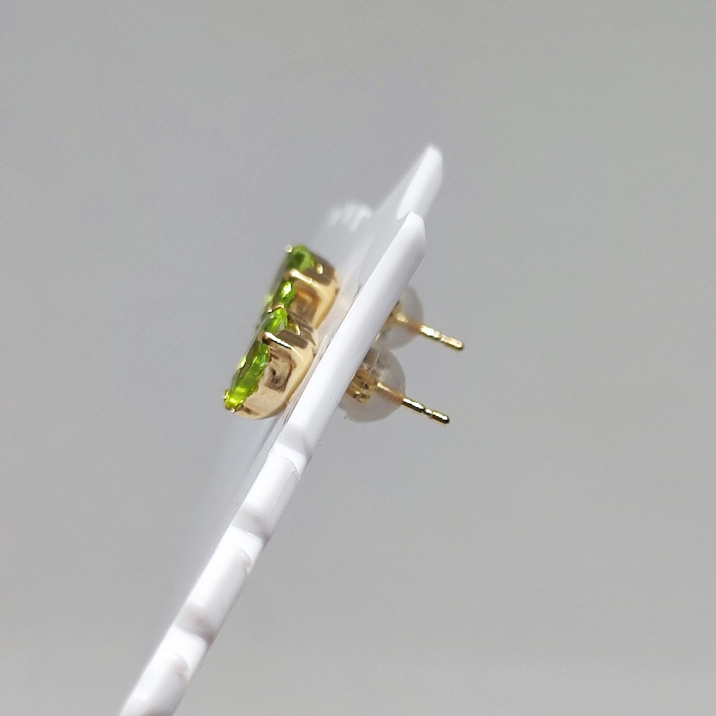 Peridot Stud Earrings