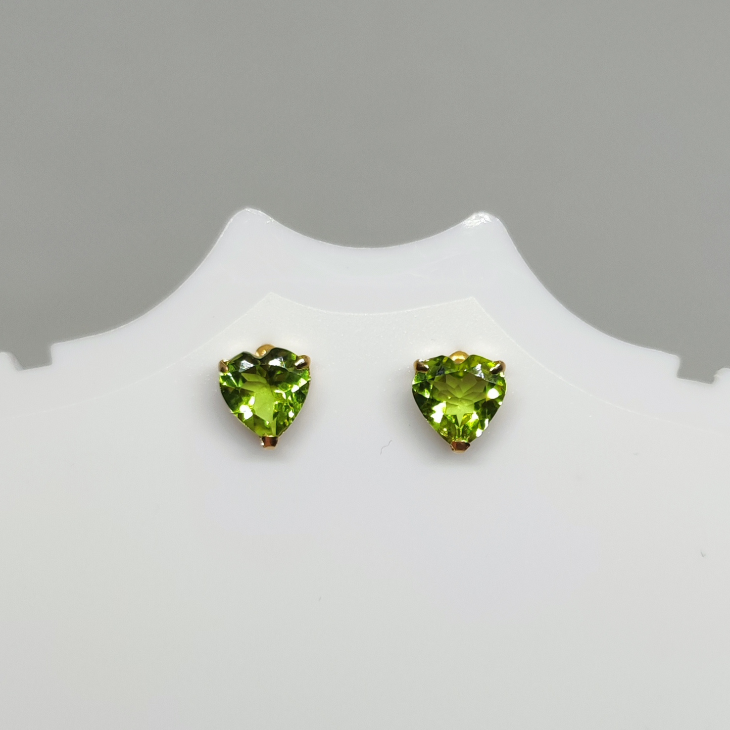 Peridot Stud Earrings