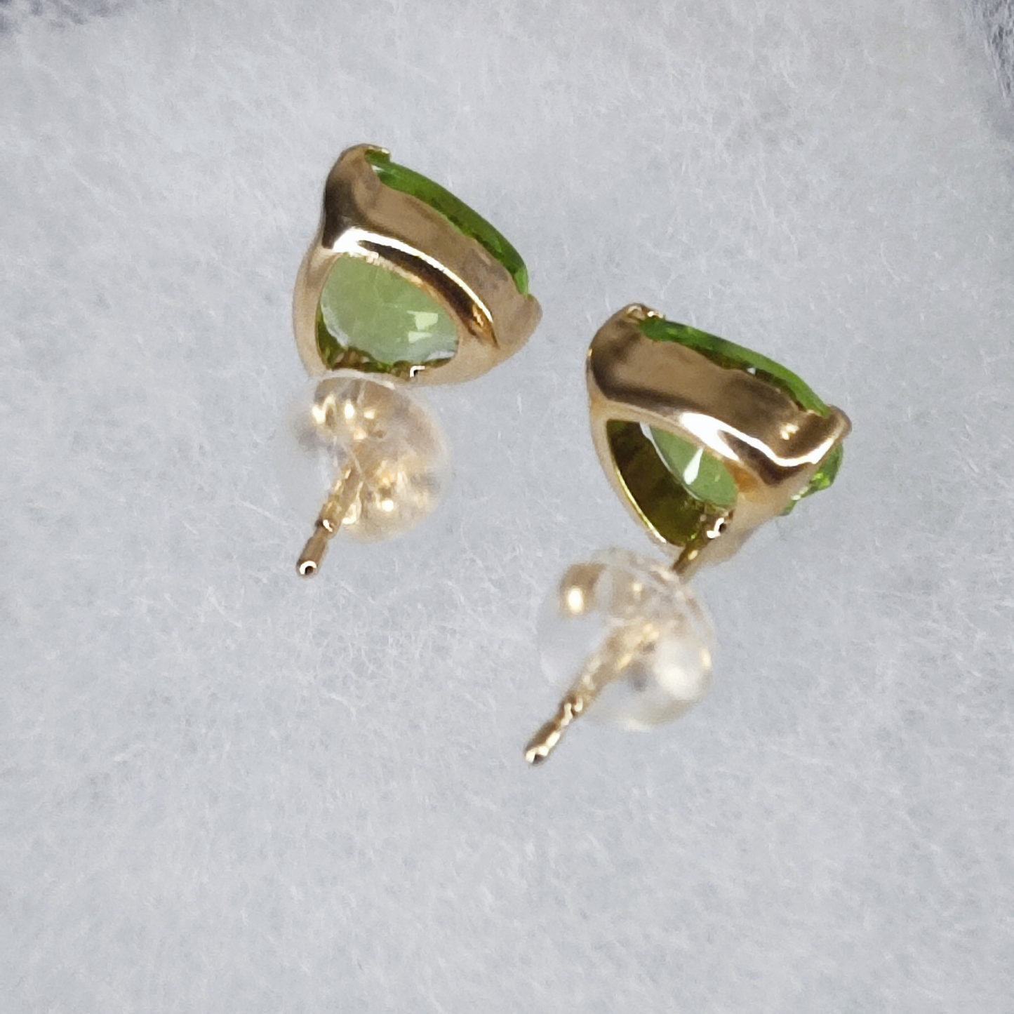 Peridot Stud Earrings