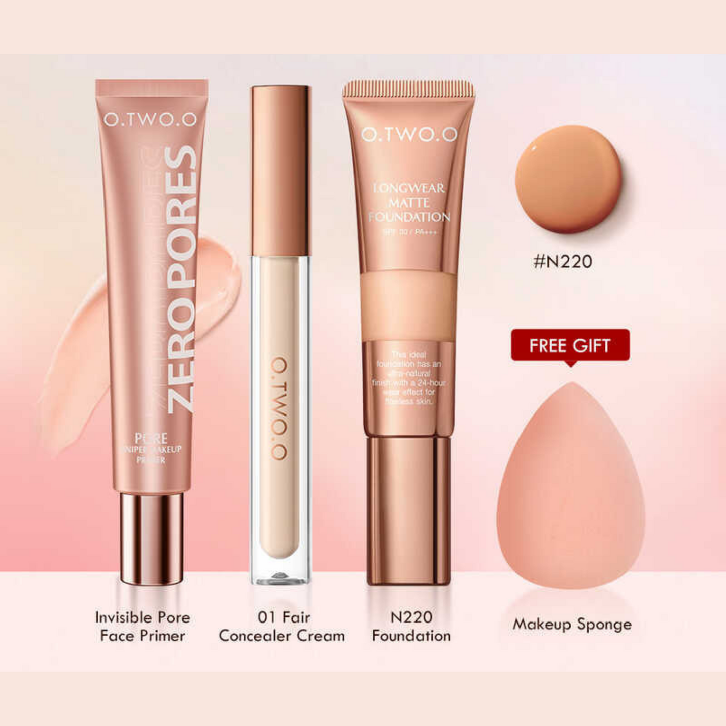 Tri-Set Foundation with FREE Makeup Sponge